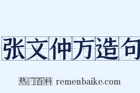 张文仲方造句是什么意思的图片